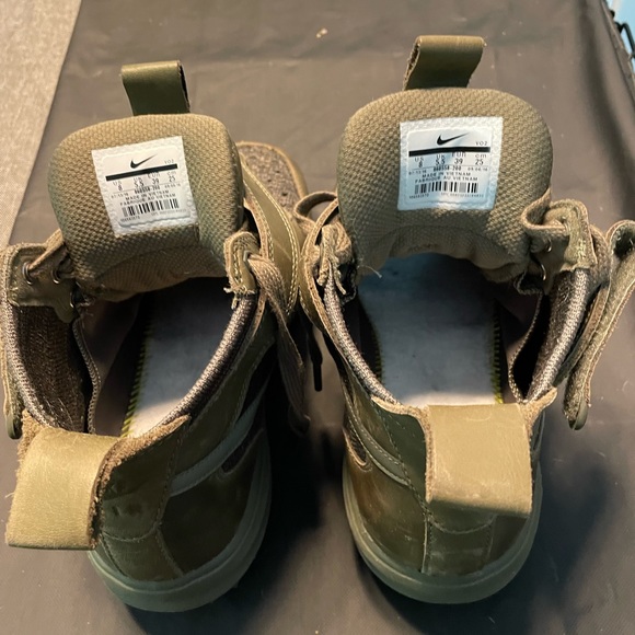 Nike Lunar Force 1 Flyknit Workboot Army Green - Picture 7 of 8